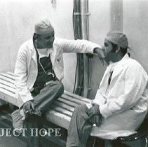 Dr Brush with counterpart.